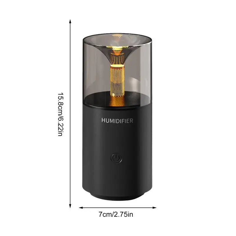 Portable USB Car Aromatherapy Diffuser and Humidifier for Office and Vehicle Use