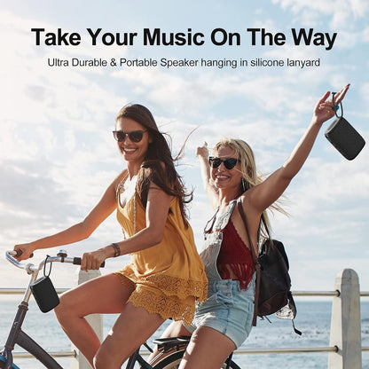 H3 Portable Bluetooth 5.0 Wireless Speaker with HD Stereo Sound, IPX7 Waterproof Rating, 15-Hour Playtime, USB-C Charging, and TWS Pairing for Home and Outdoor Use