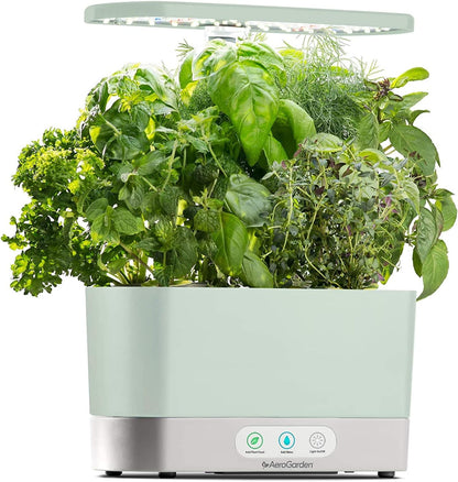 Harvest Indoor Hydroponic Garden System with LED Grow Light and Herb Kit, Accommodates Up to 6 Pods, Sage