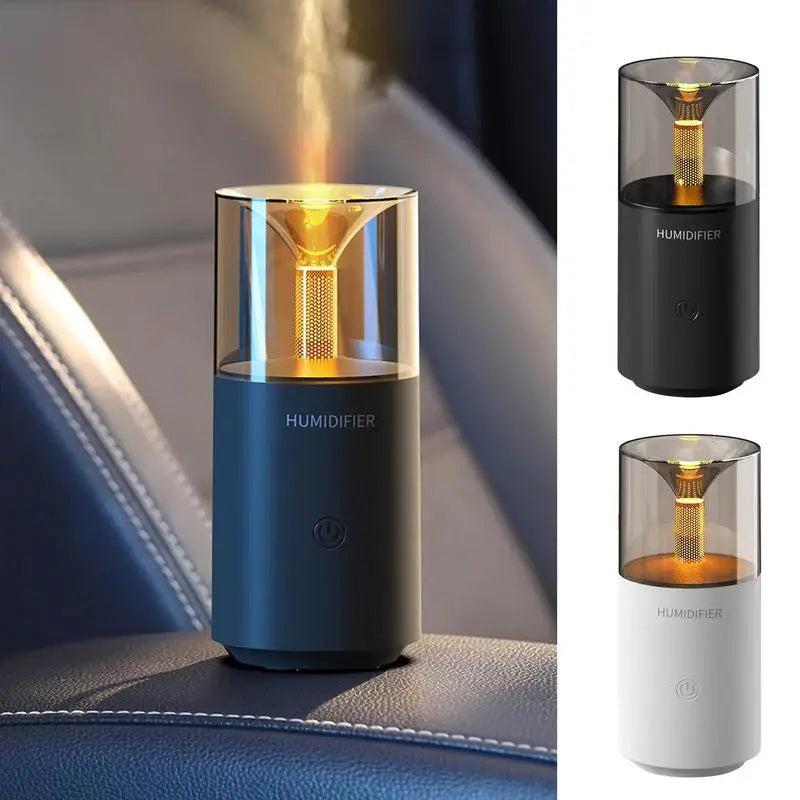 Portable USB Car Aromatherapy Diffuser and Humidifier for Office and Vehicle Use